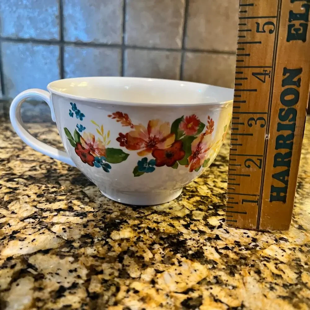 The Pioneer Woman 2017 Melamine 2 Cup Measuring Mini Batter Handled Bowl Floral